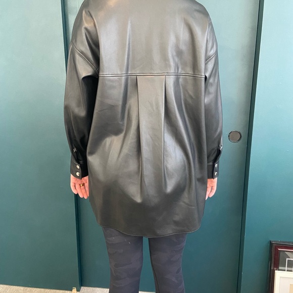 Leather Zara Shacket - Picture 4 of 4